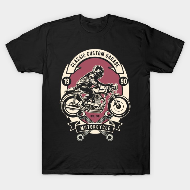 Classic Custom Garage T-Shirt by p308nx